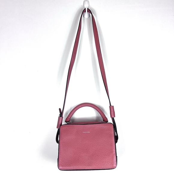 Carven Bags Carven Leather Camera Crossbody Bag Pink Poshmark